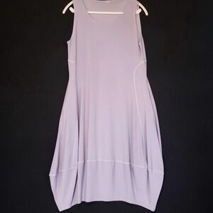 Knit Dress with Pockets Lavender Size L
